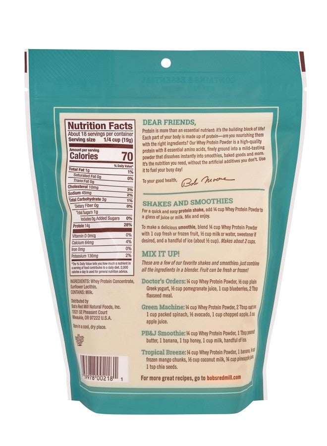 Bob's Red Mill Whey Protein Concentrate, 12oz (Pack of 4) - Keto Friendly, Kosher - Image 3