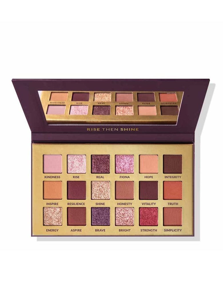Carter Beauty - X Fiona Morgan Coleman Rise Then Shine Eyeshadow Palette - Image 1