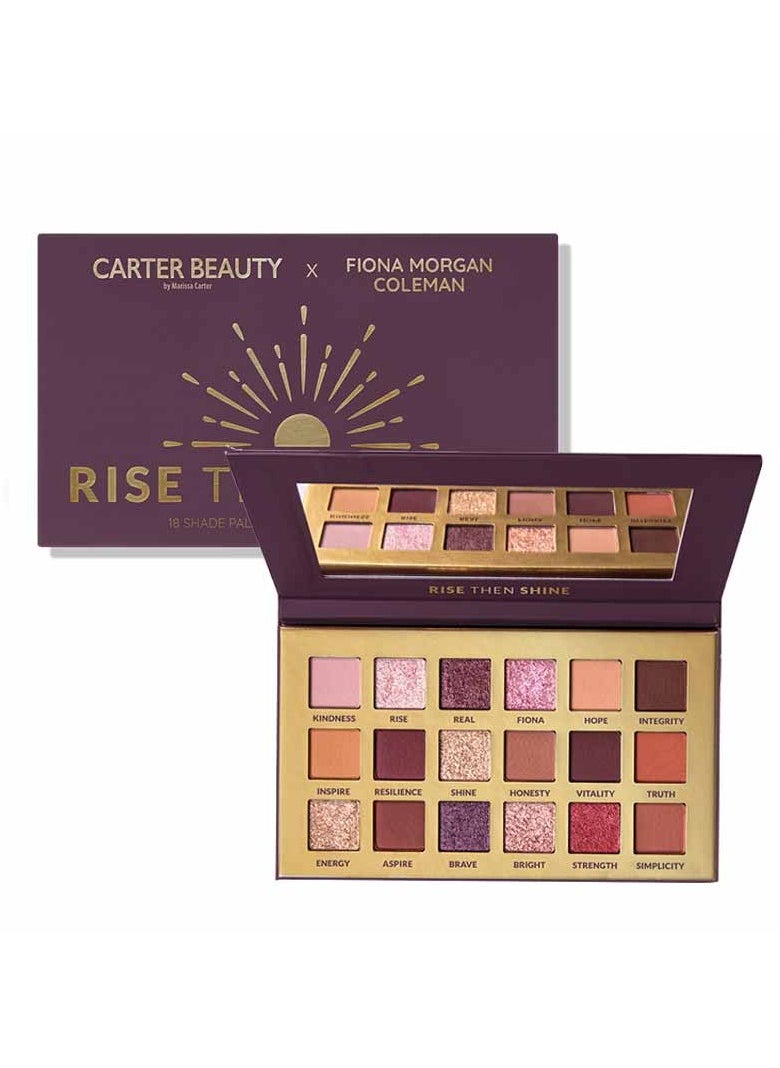 Carter Beauty - X Fiona Morgan Coleman Rise Then Shine Eyeshadow Palette - Image 1