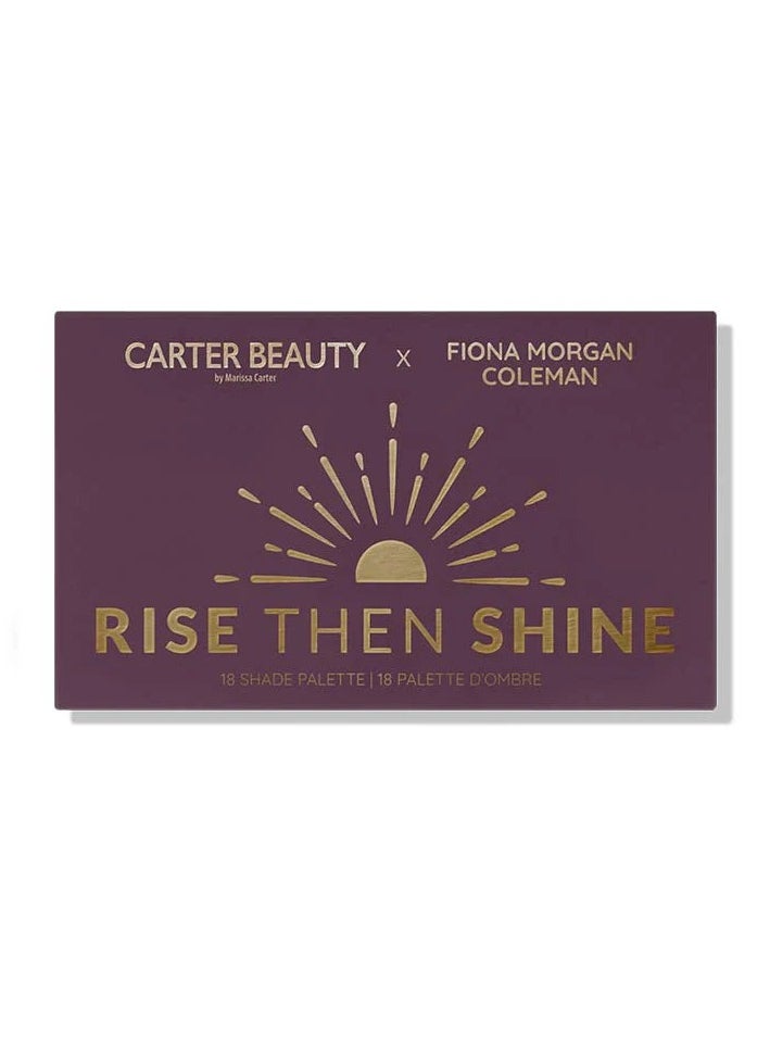 Carter Beauty - X Fiona Morgan Coleman Rise Then Shine Eyeshadow Palette - Image 1