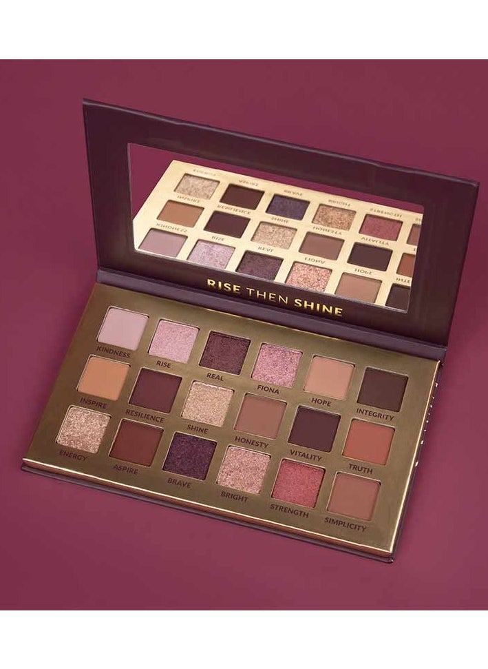 Carter Beauty - X Fiona Morgan Coleman Rise Then Shine Eyeshadow Palette - Image 1
