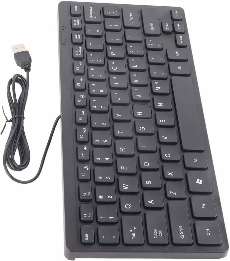 Mini Keyboard, Compact Design with Space Saving USB Cable and 3.6 Feet Extra Long Cable for Laptop PC - Image 4