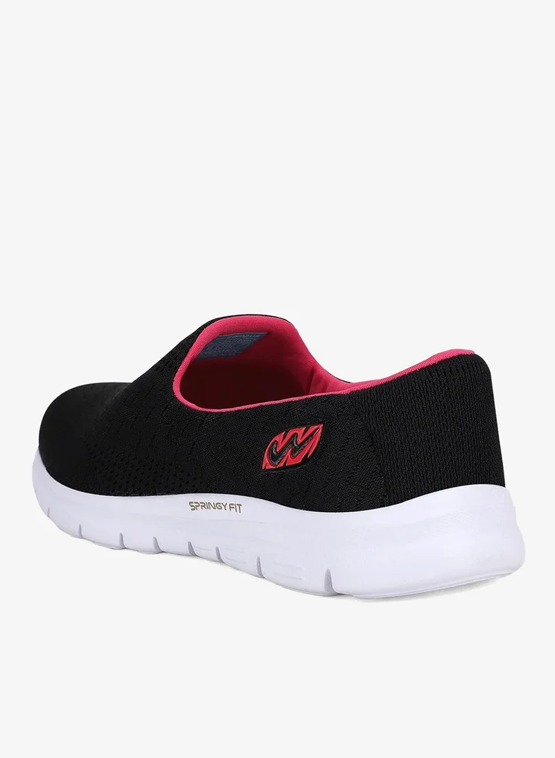 CAMPUS Blk/Rani Women's Low-Top Slip-on Shoes - Lightweight, Minimalist Designed for Elegance for Women | Best Price UAE