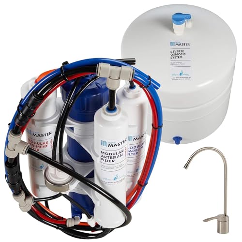 Home Master TMAFC Artesian Full Contact Reverse Osmosis System, 7-stages, Patented 2-Pass Alkaline Remineralization, Fast 4.5s Fill Rate, 8.5” catalytic carbon, 5-year limited parts - Image 1