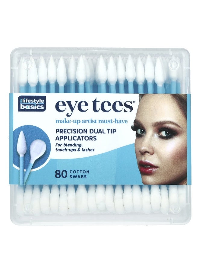 Fran Wilson Fran Wilson, Eye Tees, Precision Dual Tip Applicators, 80 Cotton Swabs  - Image 1