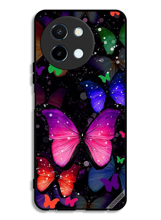 Covernex Vivo Y38 5G Protective Case Cover Butterflies - Image 1