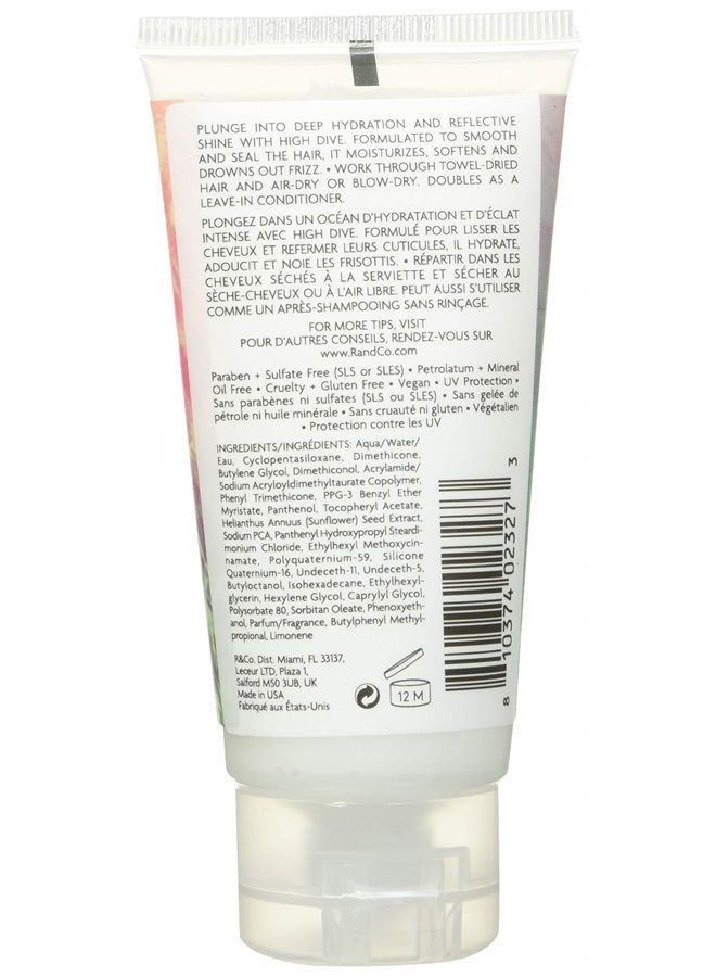 R+Co High Dive Moisture + Shine Crème | Deep Hydration + Softens + Eliminates Frizz | Vegan + Cruelty-Free | 1.7 Fl Oz, Creamy White - Image 1