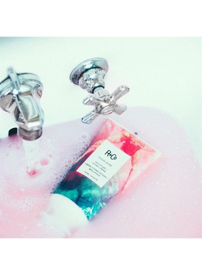 R+Co High Dive Moisture + Shine Crème | Deep Hydration + Softens + Eliminates Frizz | Vegan + Cruelty-Free | 1.7 Fl Oz, Creamy White - Image 2