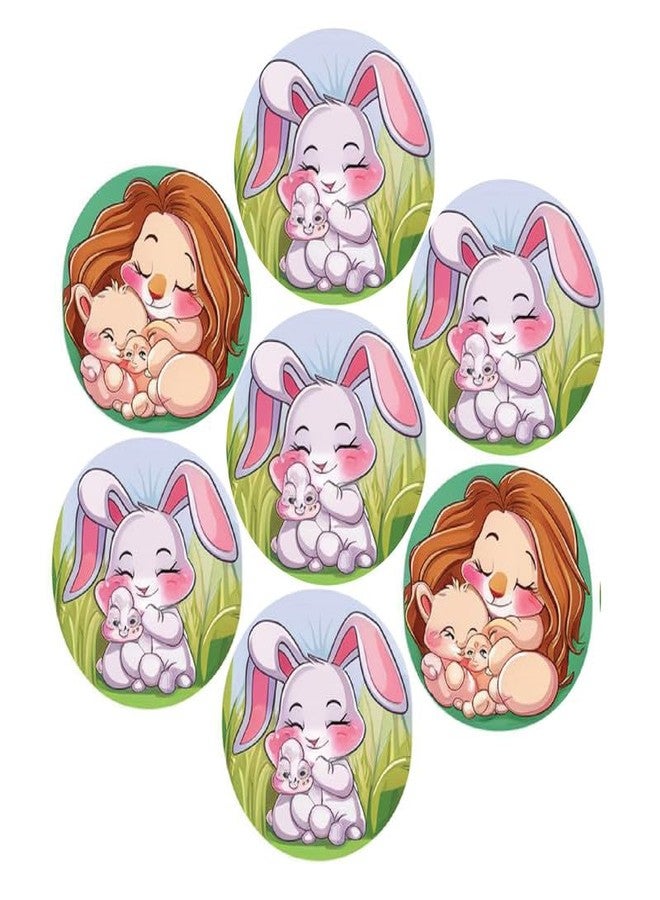 SLGIFT Vinyl Cartoon Theme Sticker, Self-Adhesive Vinyl Stickers, 54 Pieces, 2 x 2 Inches Round Sticker, 9 Unique Designs, R058 - Image 1