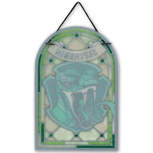 Open Road Brands Harry Potter Slytherin Crest Hanging Acrylic Wall Decor - Beautiful Slytherin Wall Art for Home - Image 3