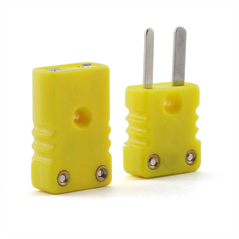 PZRT 1 Set K Type Thermocouple Plug Adapter RTD Circuits Mini Male/Female Wire Connector - Image 3