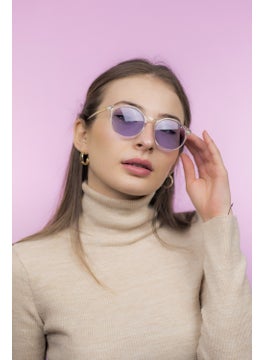 Focus On Oscar Crystal Purple Sunglasses  - Image 3
