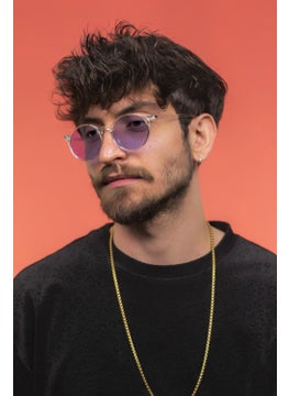 Focus On Oscar Crystal Purple Sunglasses  - Image 2