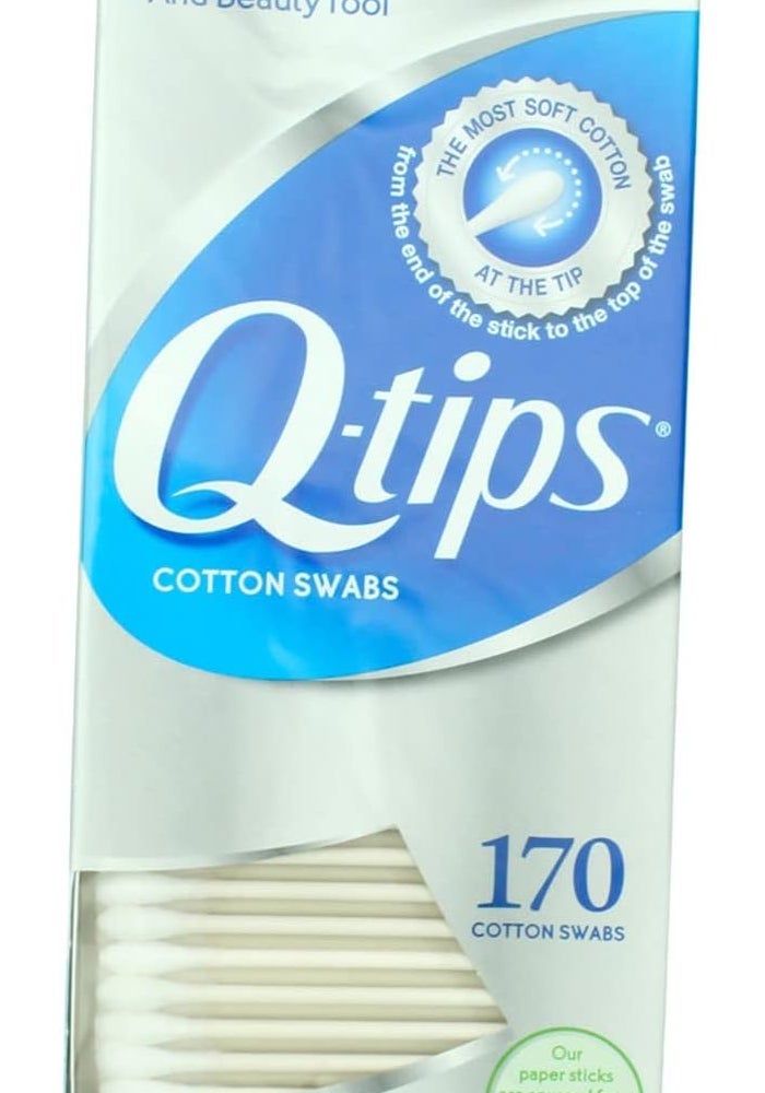 Q-tips Flexible Cotton Swabs - 170 Count Pack for Home and Beauty Use - Image 1