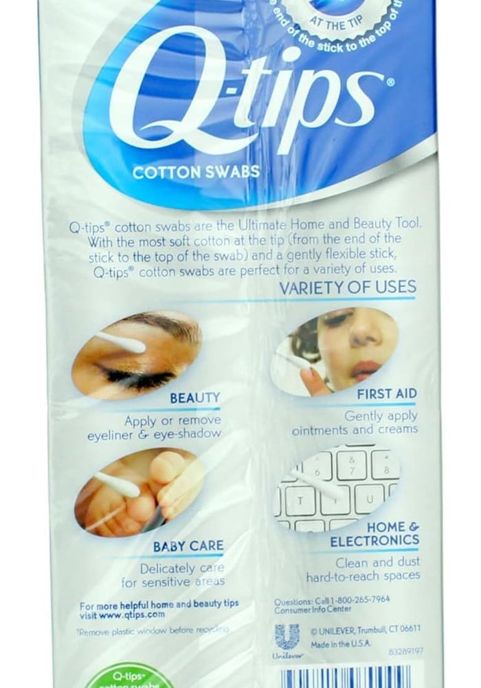 Q-tips Flexible Cotton Swabs - 170 Count Pack for Home and Beauty Use - Image 3