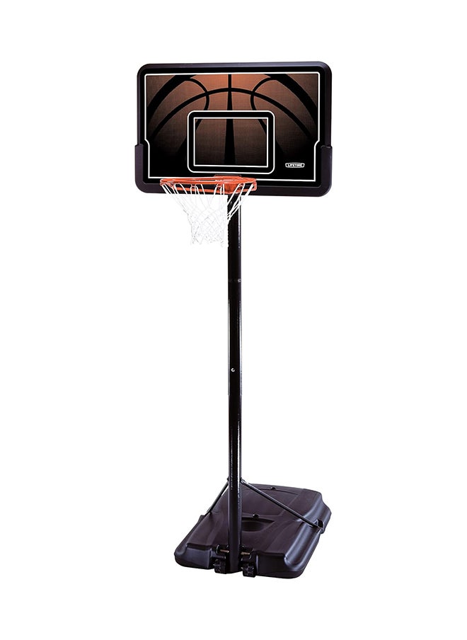 Life Time Lifetime Height Adjustable Portable Basketball System, 44 Inch Backboard  - Image 1