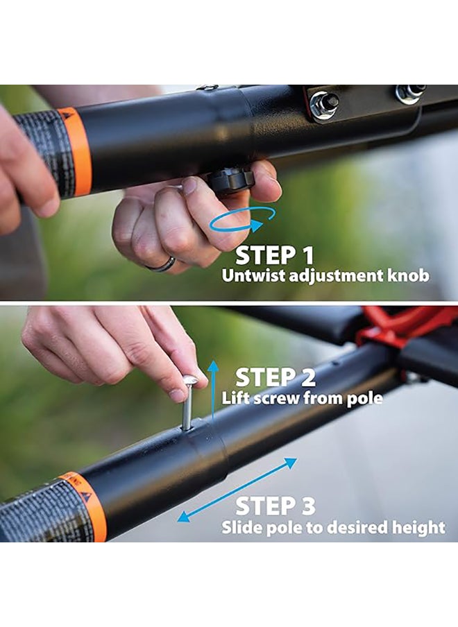 Life Time Lifetime Height Adjustable Portable Basketball System, 44 Inch Backboard  - Image 4