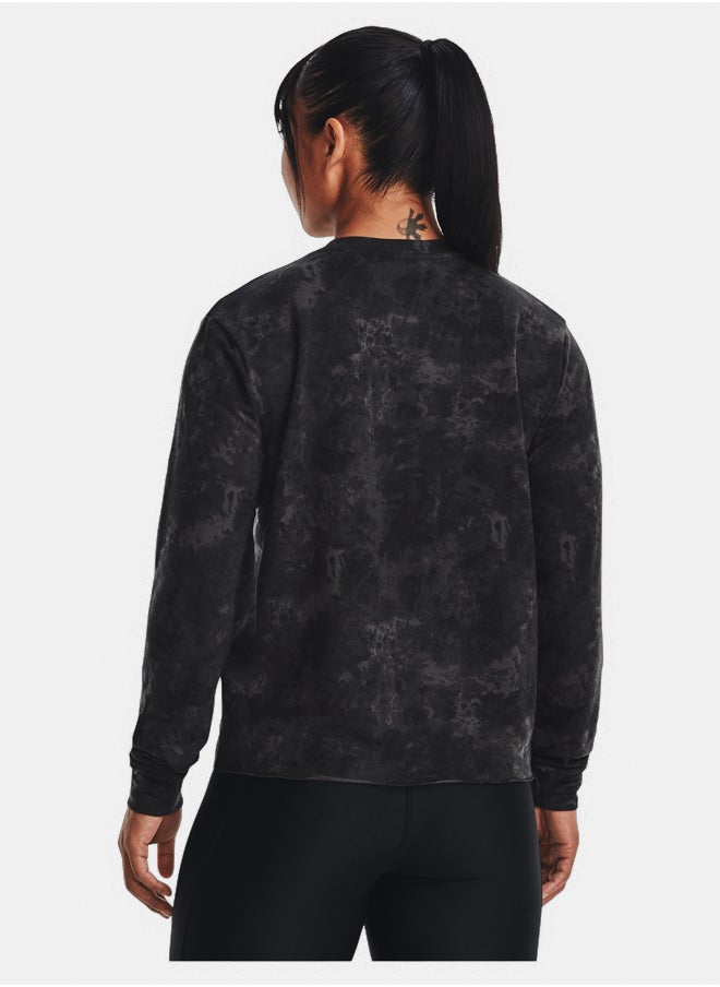 UNDER ARMOUR Rival Terry Print Crew  - Image 2