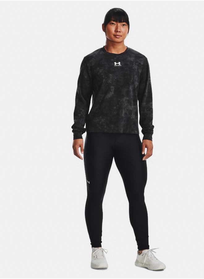 UNDER ARMOUR Rival Terry Print Crew  - Image 4