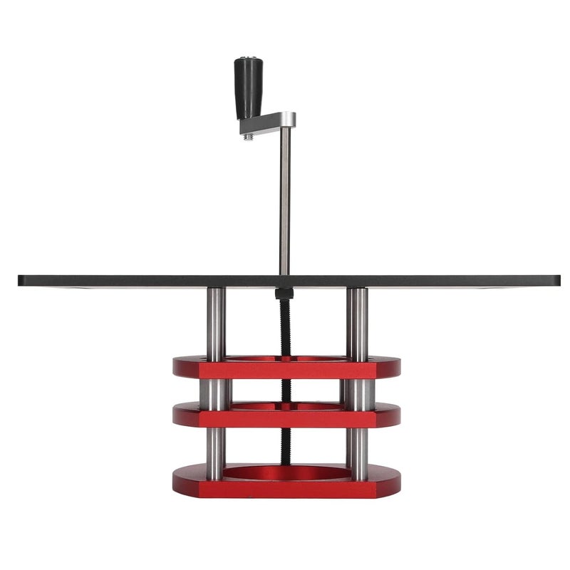 klarako DIY Router Lift Table, Aluminum Alloy & Stainless Steel, Firm Clamping, Easy Height Adjustment, Wide Lifting Range, Compatible with Rigid Brand Router Motor (Black) - Image 2