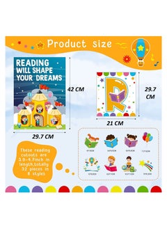 Generic Reading Educational Print Posters for Primary School Classroom Decorations to Encourage Reading for Wall Hanging, Printed by Up to Date Egypt, 45 Pieces - 0122143812.  - Image 3