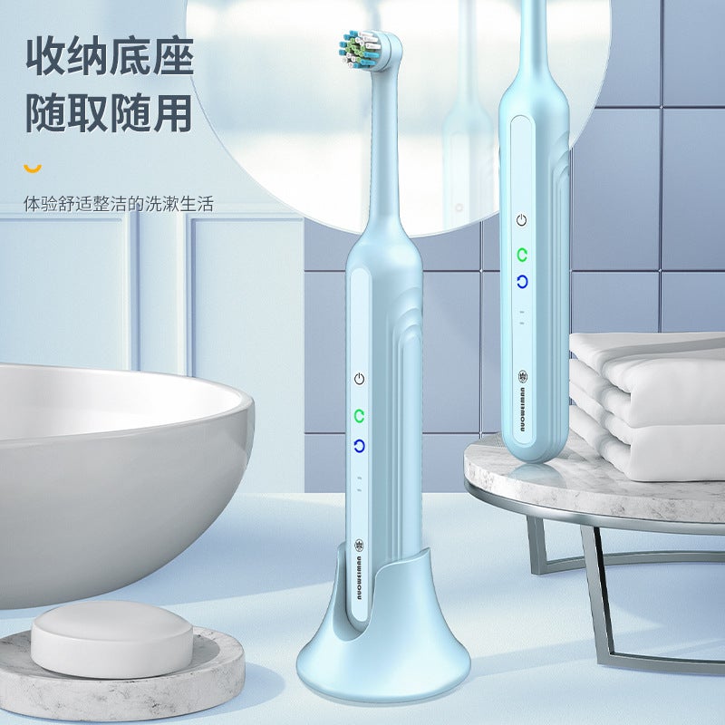 Rotary Electric Toothbrush Cleans Teeth In All Aspects, High-Efficiency Automatic Charging, 360-Degree Rotary Toothbrush - Image 3