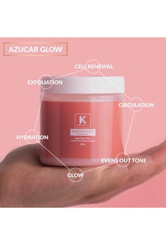 KOEC Azúcar Glow Exfoliator - Blanqueador y Exfoliante, Glow Blanqueador Exfoliante, Face Glow Exfoliator, Rejuvenate Face, Contains Granules, for Smoother Skin 100g  - Image 2