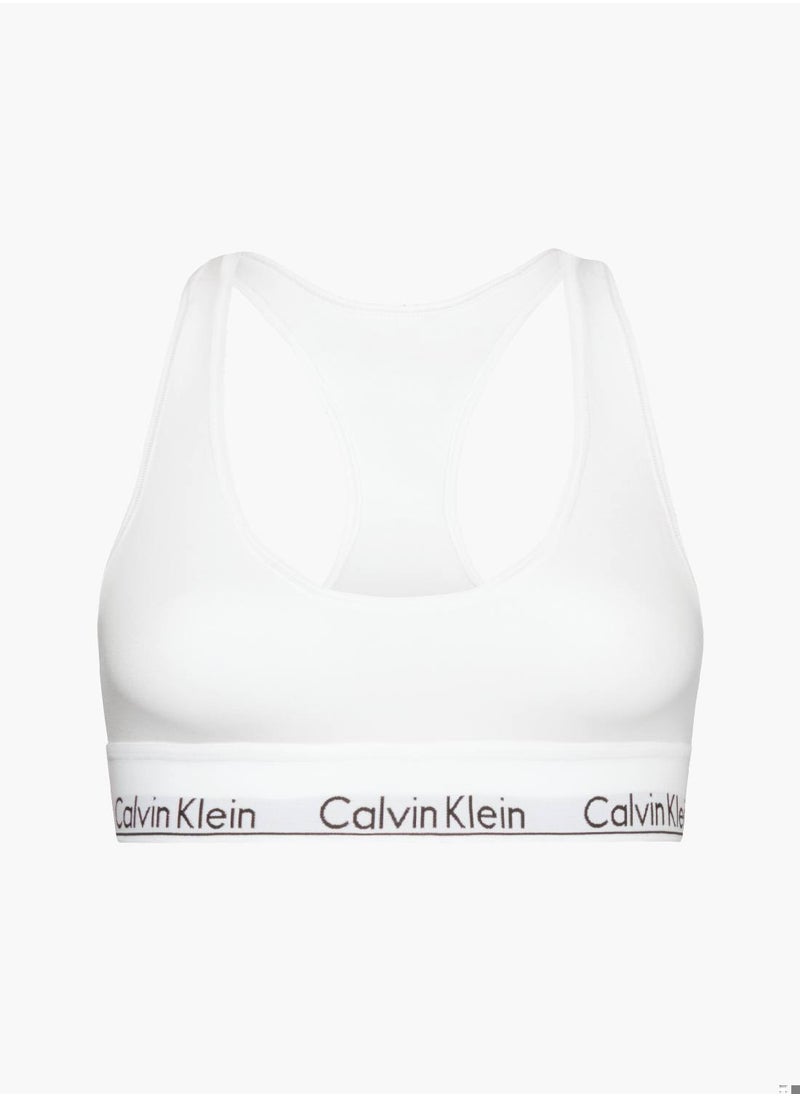 CALVIN KLEIN - Women's Bralette - Cotton Blend, White - Image 1