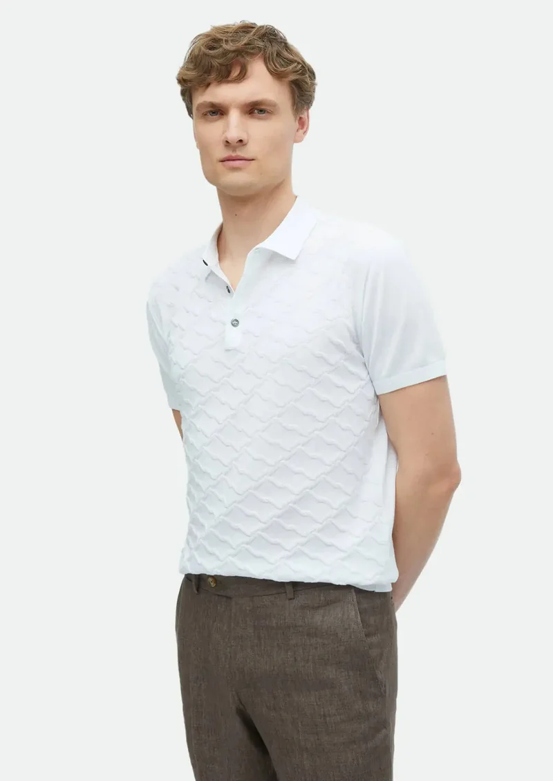 RAMSEY White Knitwear