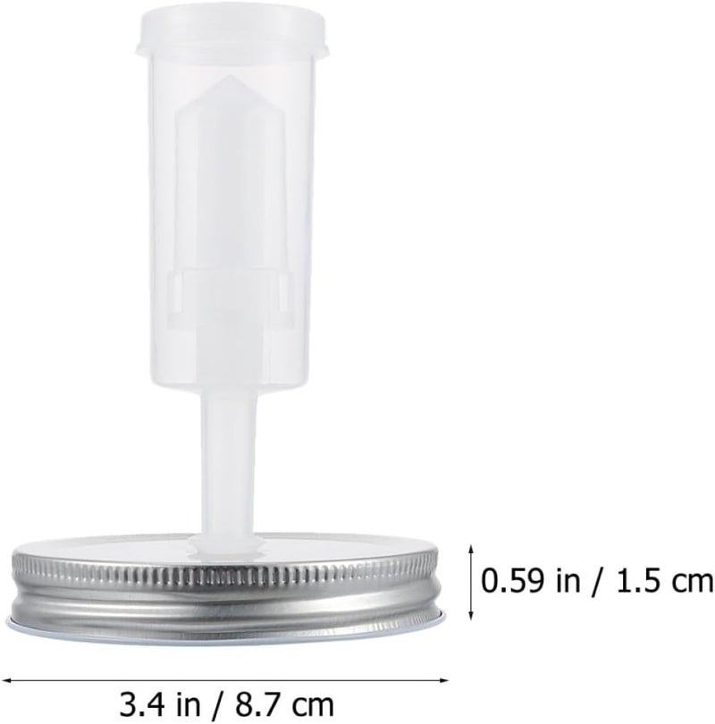 GALPADA Fermentation Jar Lid Kit 87mm Mason Jar Fermenter Lids with Airlock Seal for Home Fermentation and Canning Random Color - Image 1