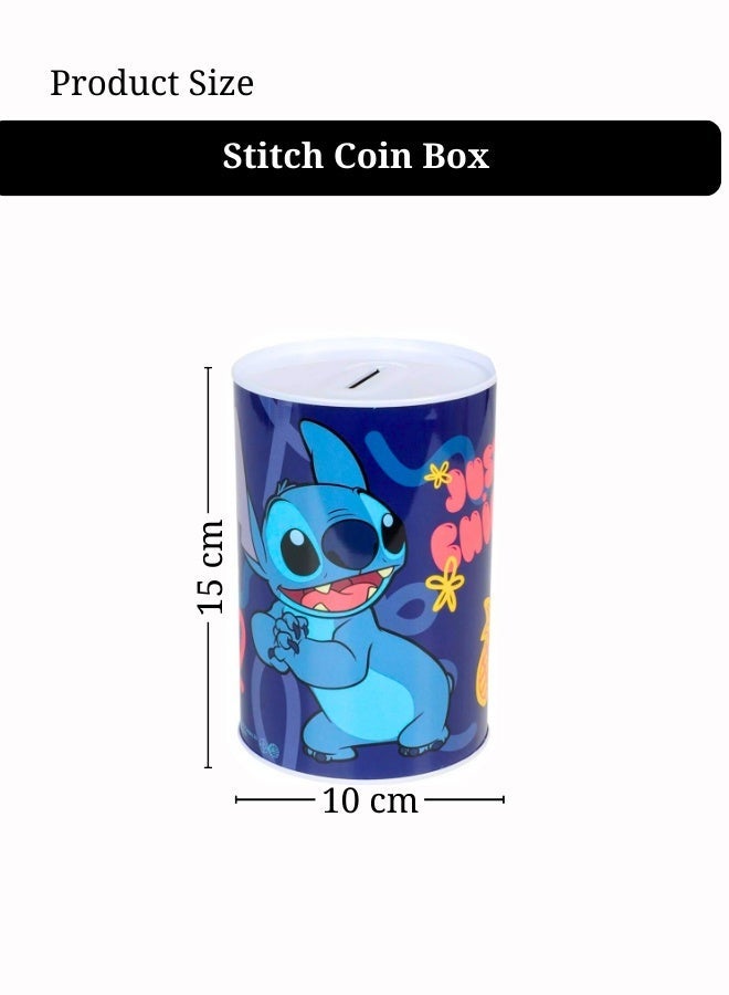 STOR METALLIC COIN BOX STITCH PALMS MONEY BANK - Image 4