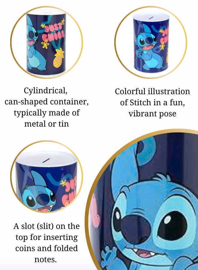 STOR METALLIC COIN BOX STITCH PALMS MONEY BANK - Image 3