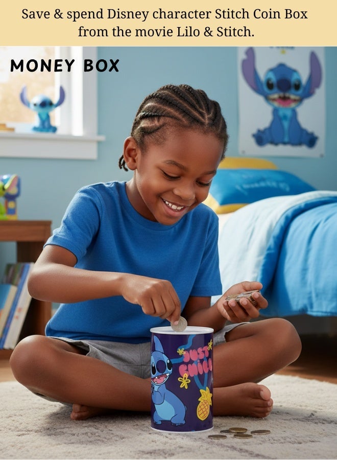 STOR METALLIC COIN BOX STITCH PALMS MONEY BANK - Image 2