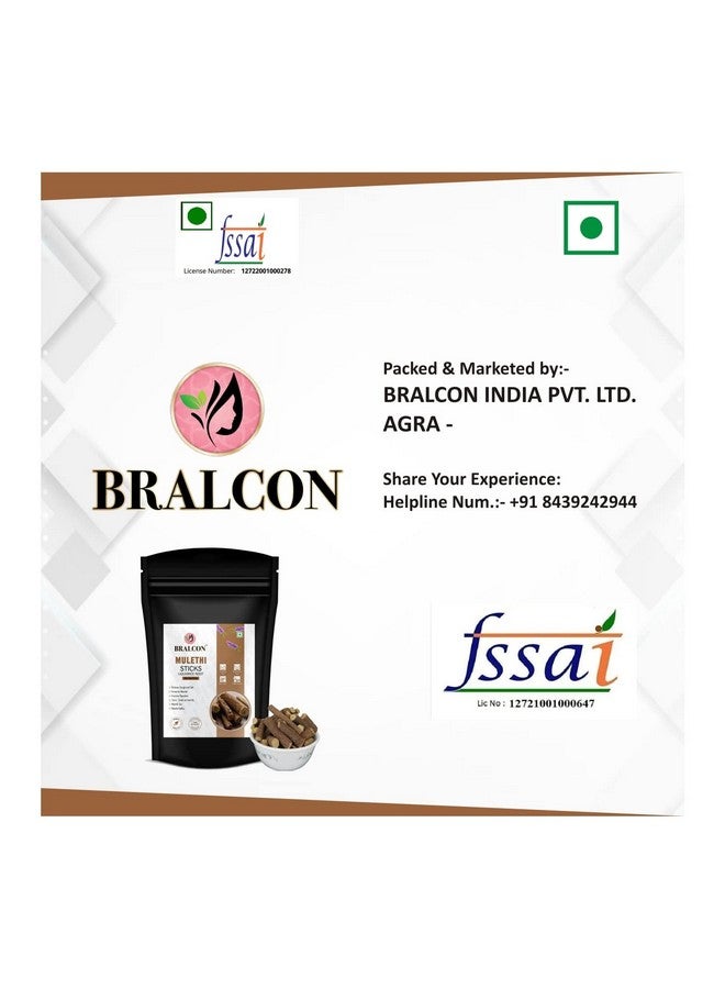 BRALCON عصا موليثي من برالكوم للأكل - 100غ (عبوة من 2) | جذور العرقسوس | عصي ياستيمادهو العرقسوس | جذور العرقسوس | جشثامادهة للاستخدام كمعزز للمناعة - Image 5