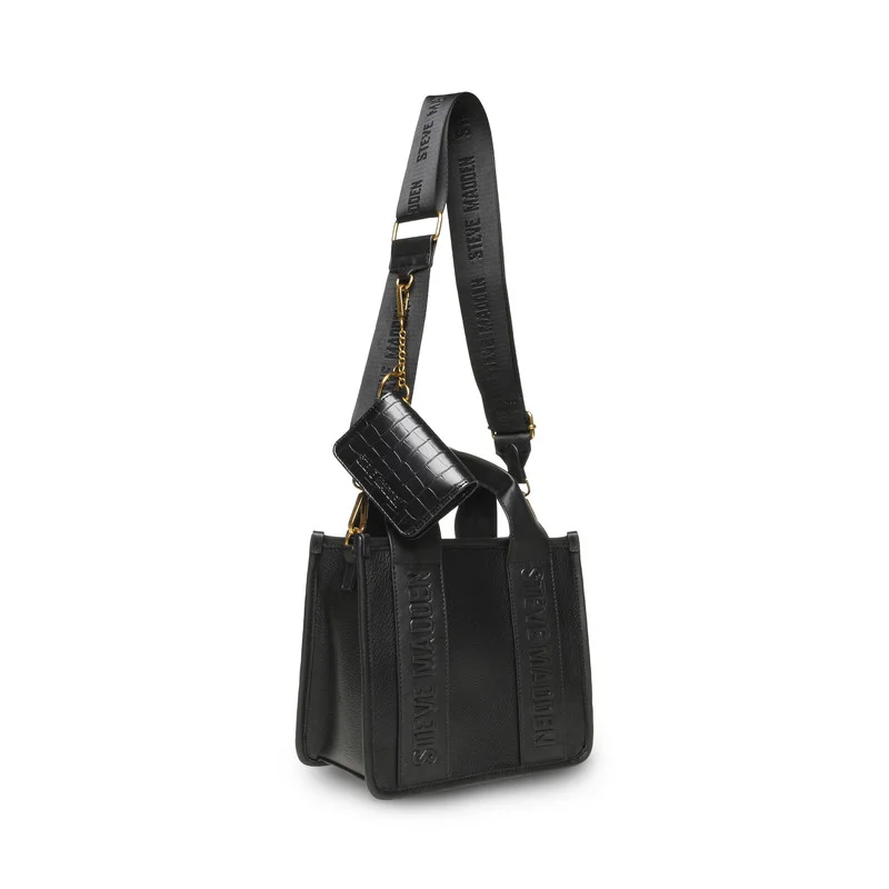 Steve Madden  Bwebber-e Women's Black Satchel Bag for Women | Best Price UAE