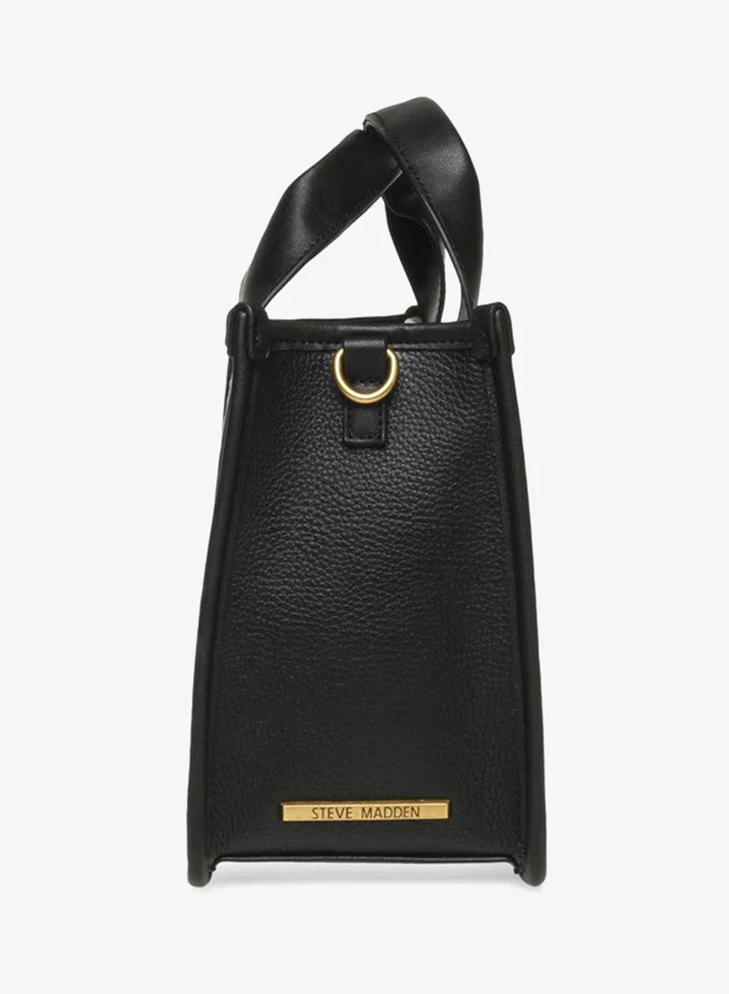 Steve Madden Bwebber-e Women's Black Satchel Bag