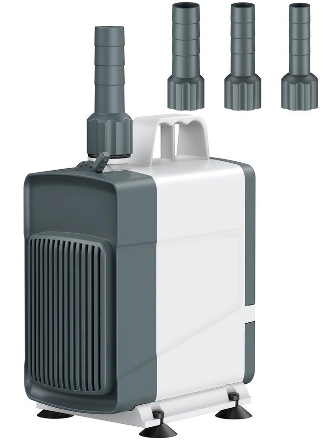 باوفلي مضخة نافورة باوفلاي 1060 جالون/ساعة، مضخة مياه غاطسة 85 واط مع ارتفاع رفع 14.8 قدم و3 فوهات، مضخة نافورة مياه هادئة لأحواض أسماك الزينة والشلالات والبرك والزراعة المائية - Image 1