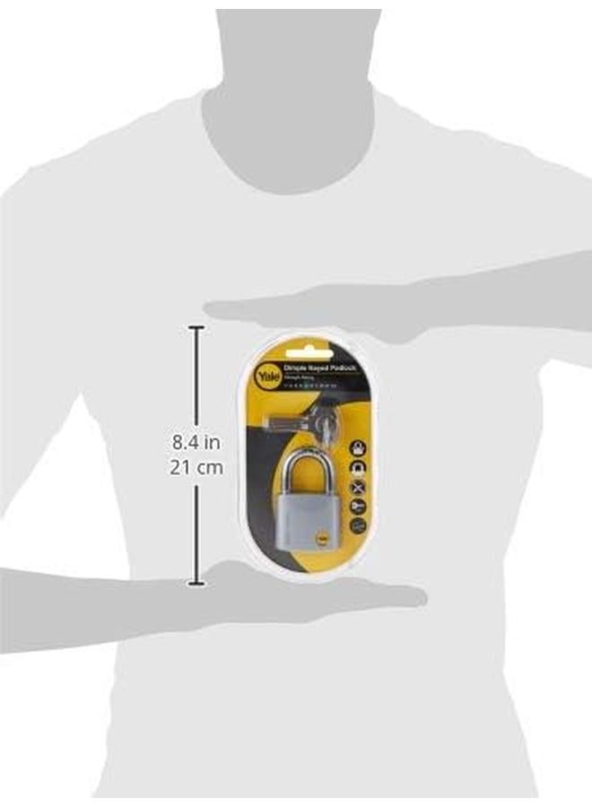 ييل Y120D 50 127 1 قفل نحاسي 50 مم مفتاح الدمل لمسة نهائية من الكروم الساتان - Image 3