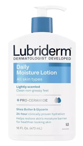 Lubriderm Lubriderm Daily Moisture Hydrating Body and Hand Lotion, Non-Greasy, 16 fl Oz, Package may vary