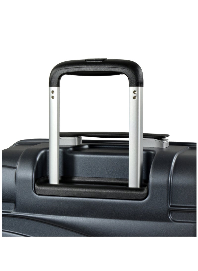 eminent Makrolon Polycarbonate Lightweight Glamorous Hard Case Luggage Trolley 4 Quiet Double Spinner Wheels Suitcase with Tsa Approved Lock KJ95 Carbon Grey  - Image 5