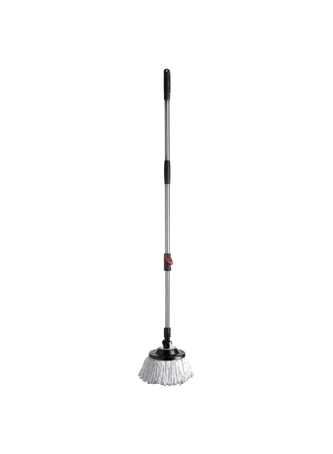 TATAY Stainless Steel Telescopic Mop with Microfiber Twister Multicolour 50.39 x 6.69 x 6.69 inch 1103800