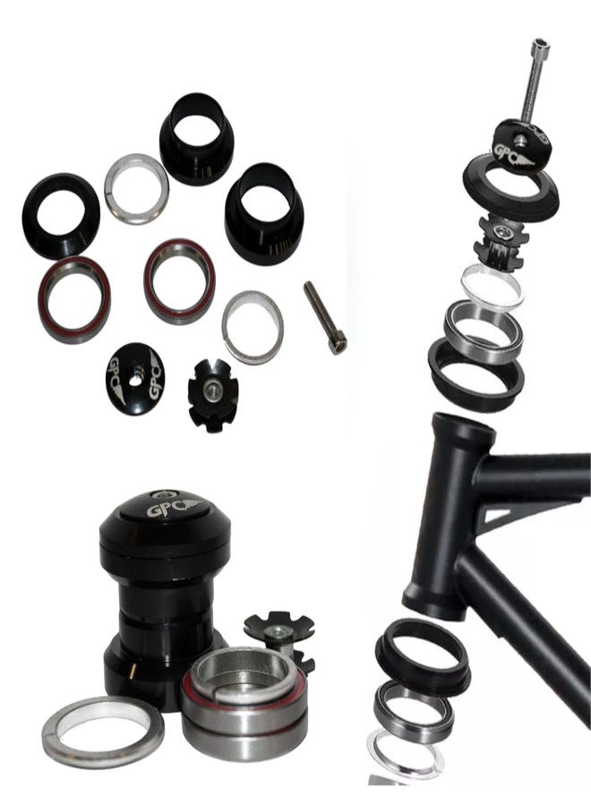 Vedroci Sealed Bearing Bicycle Headset - Smooth & Durable - 1 1/8" - for Road, Hybrid Bikes - Image 2