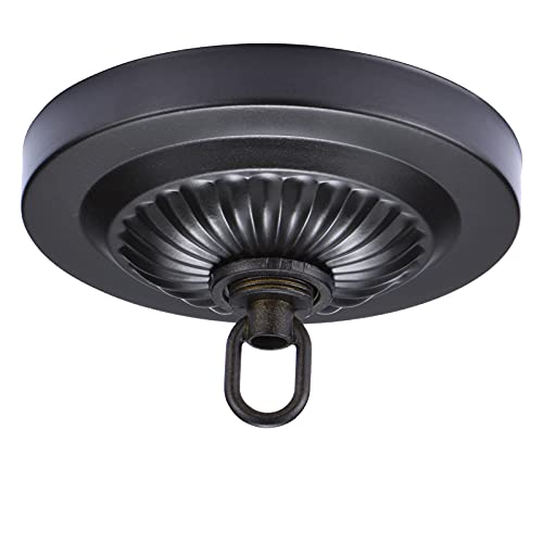 Canomo Light Fixture Cross Bar Kit, Lighting Screw Collar Loop Kit Canopy Handware Set(Antique Bronze) - Image 4