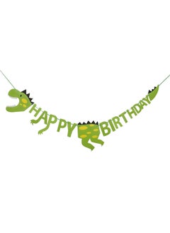 Birthday Banner, Dinosaur Theme, Happy Birthday Letter Banner, for Boys Girls Baby, Shower Party Decor, for Boys and Girls Birthday Decorations, Party Supplies