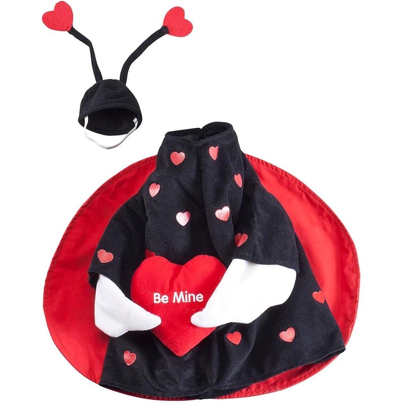 Fox Valley Traders Love Bug Goose Outfit, Fits Large 23 H Statue, Valentine Ladybug Costume for Lawn Décor, Polyester - Image 5