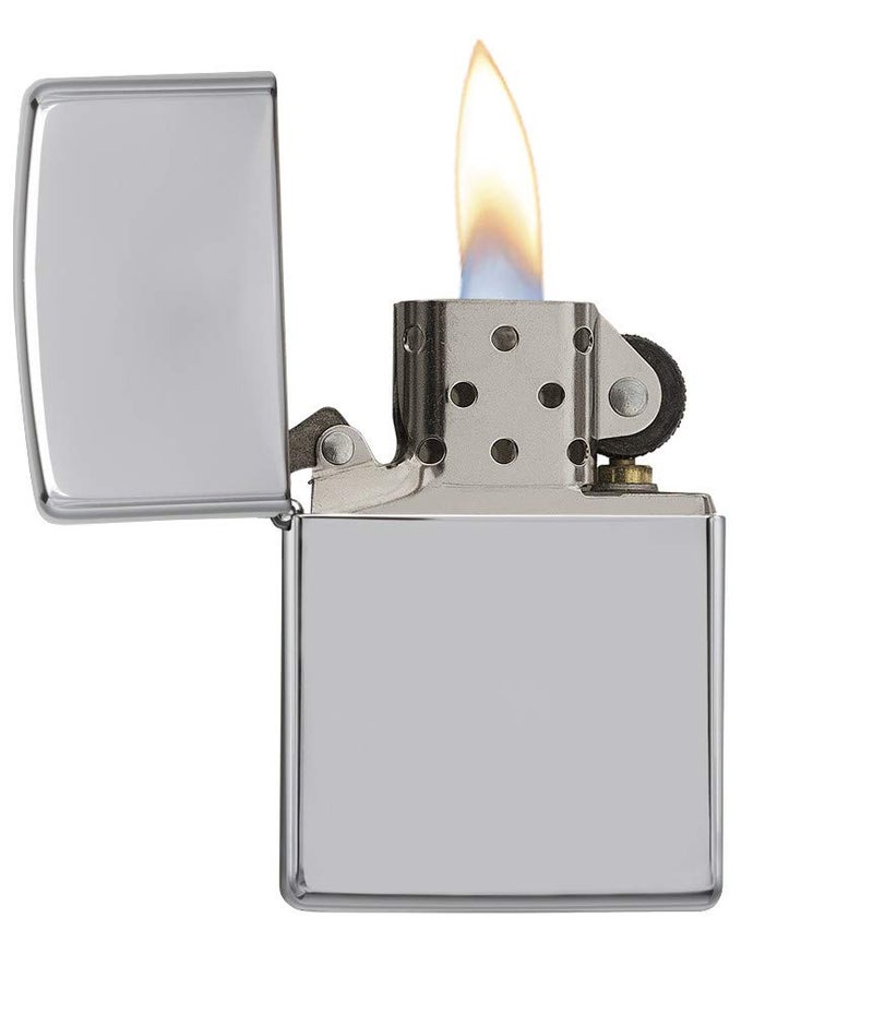 Zippo Classic High Polish Chrome Pocket Lighter - Image 3