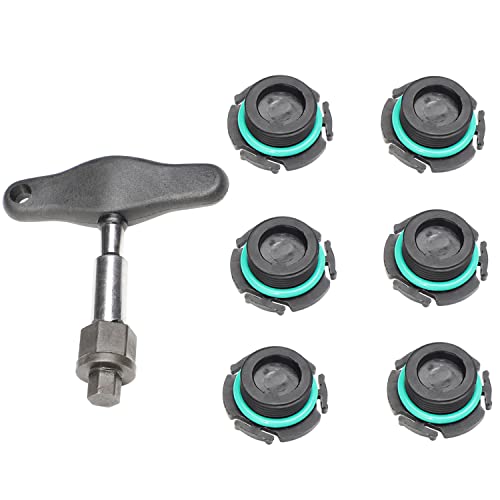 DPTOOL Oil Drain Plug Kit with O-Ring Seal Compatible with BMW N20 N26 Engine X1 X3 2/3/4/5 Series Rear-Wheel Drive Models 11137605018 Oil Pan Drain Plug Remove Install Tool - Image 2