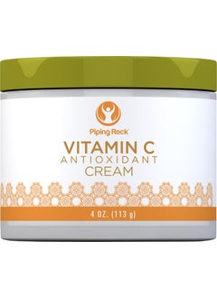 Piping Rock Vitamin C Cream  4oz  Dark Spot Masker for Face Skin  Eyes  Free of Parabens SLS  Fragrances