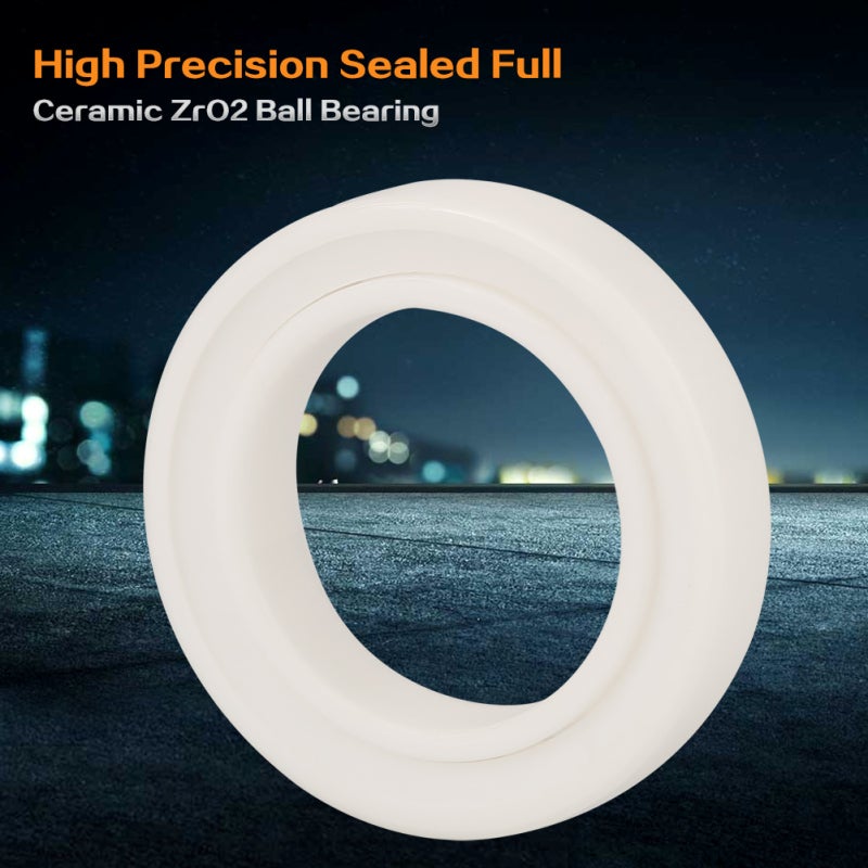 6803-2RS Ceramic Ball Bearing: High Precision High Speed ZrO2 & PTFE Sealed Dustproof Bearing - High Stability Reliability Standardized Size for Machinery Manufacturing Equipment Maintenance - Image 4
