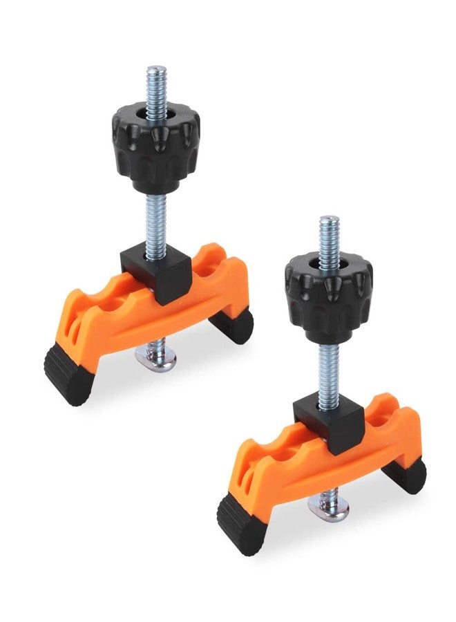 O'skool Multi-Positionable T-Track Hold Down Clamp Kit for CNC Router, Metalworking and Woodworking T-Slot T-Track, 2 Pack - Image 1
